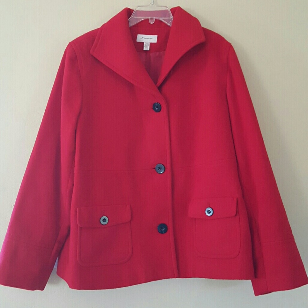 🔺M COLLECTION Bright Read Coat🔺